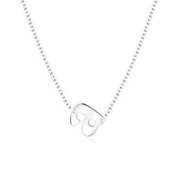 Alphabet Silver Necklace a SPE-5567